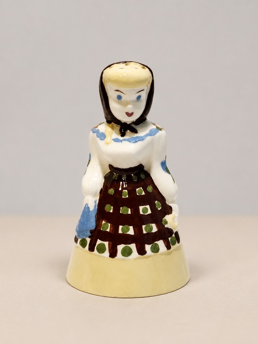 Vintage Cleminsons Hand-Painted Ceramic Shaker